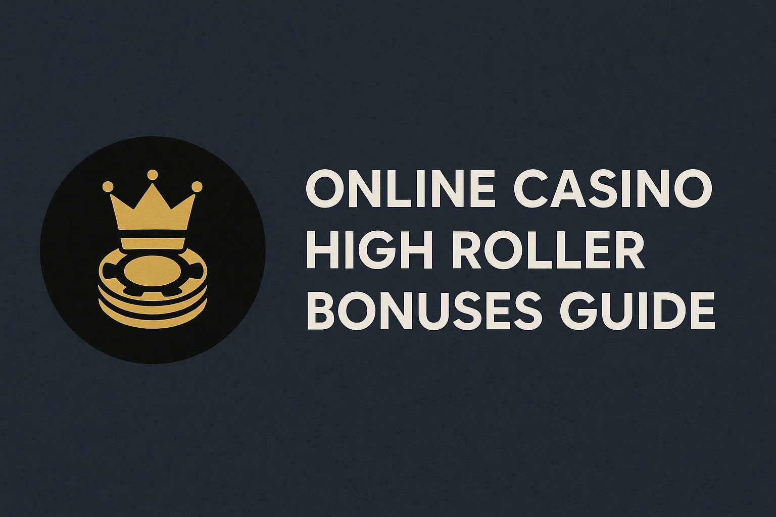 Online Casino High Roller Bonuses Guide