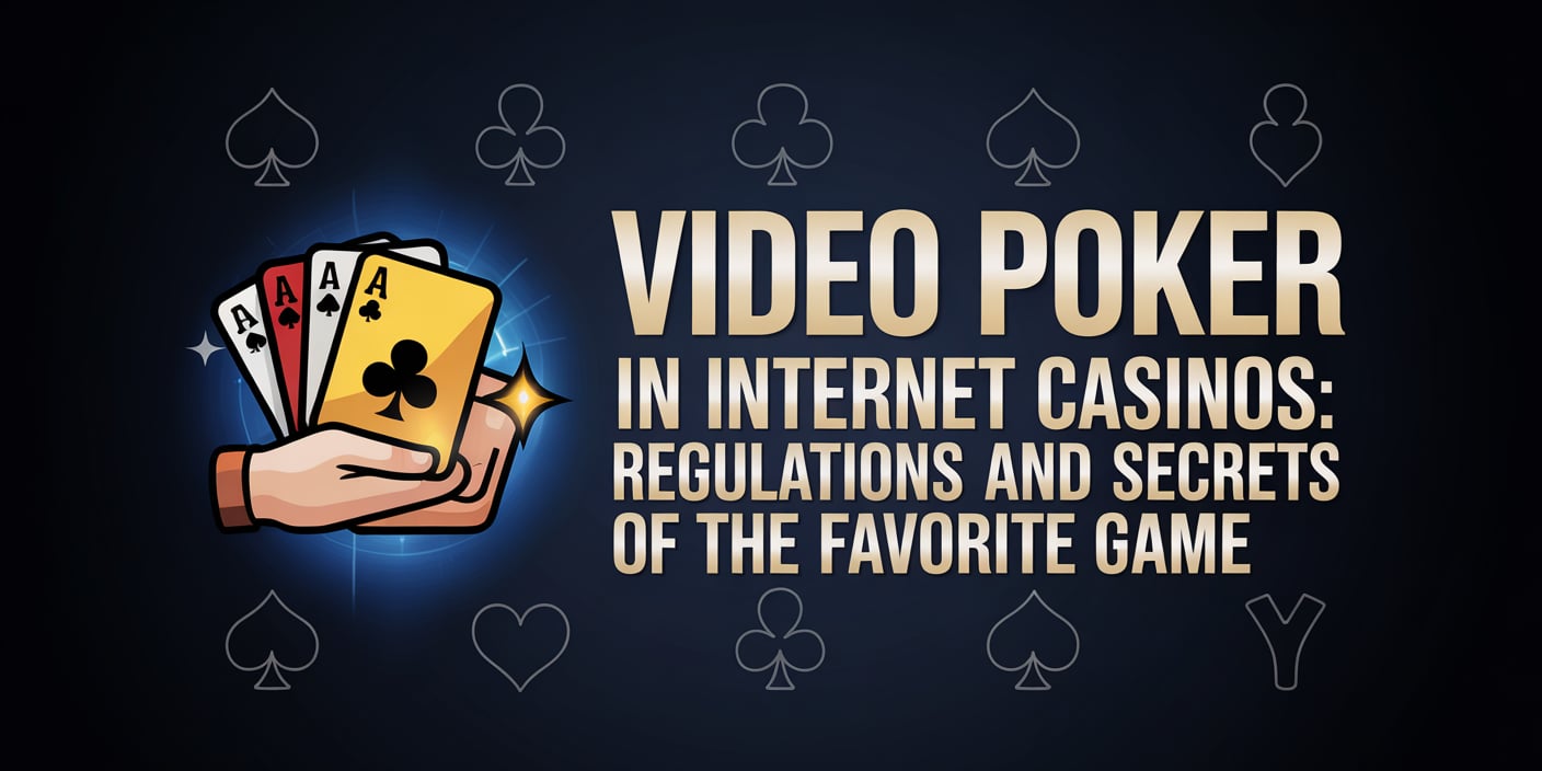 Video Poker in Internet Casinos: Regulations and Secrets of the Favorite Game